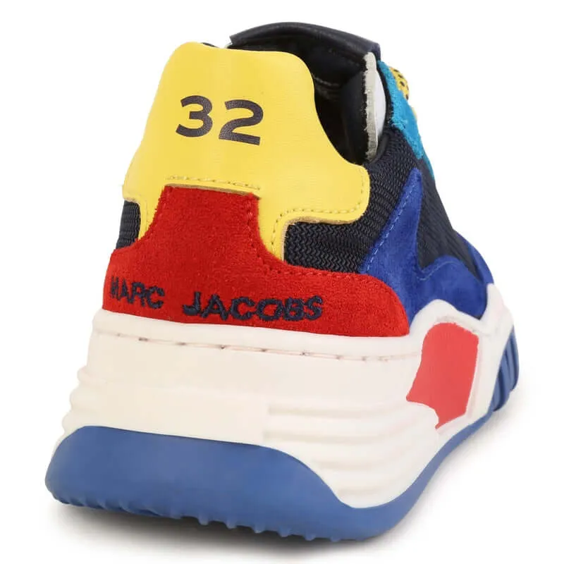 Jungen Blaue Farbblock Mesh Turnschuhe
