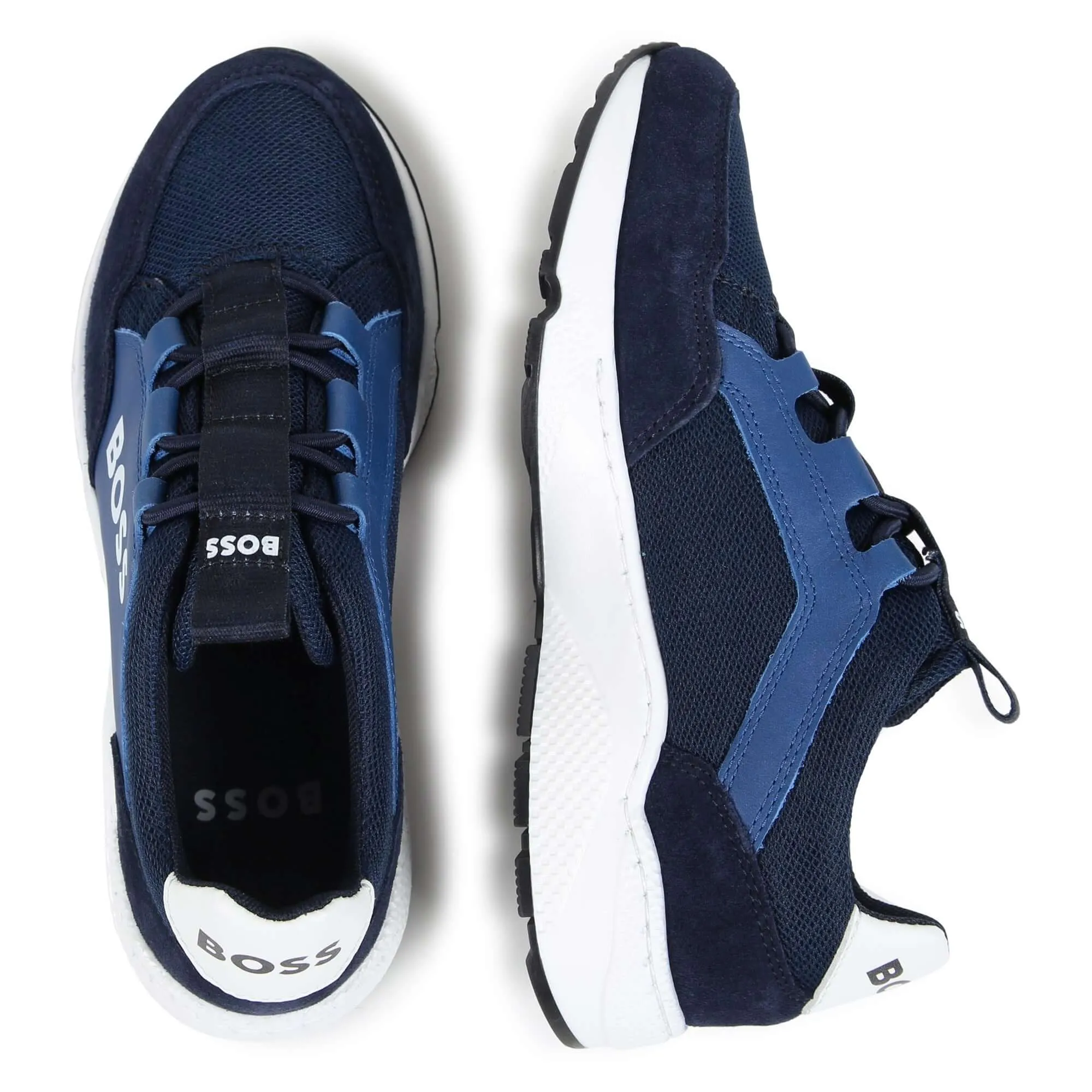 Blaue Jungen-Turnschuhe