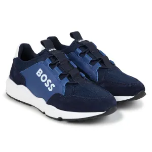 Blaue Jungen-Turnschuhe