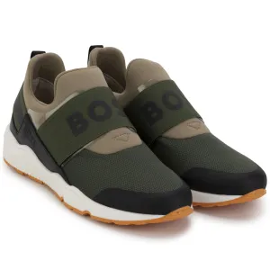 Khaki-Turnschuhe für Jungen