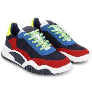 Jungen Mehrfarbige Lederturnschuhe