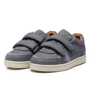 Jungen Marineblaue Lederturnschuhe