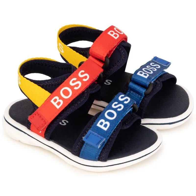 Jungen Sandalen Rot & Blau