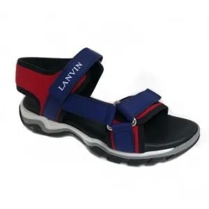 Jungen Sandalen in Rot & Marineblau