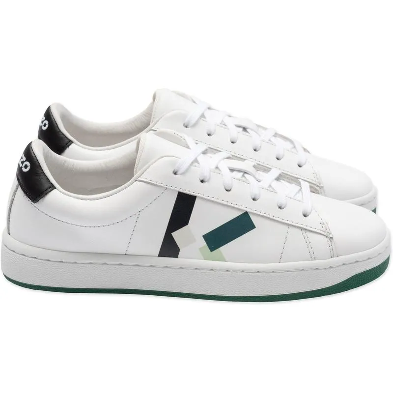 Jungen Weiße Logo Turnschuhe