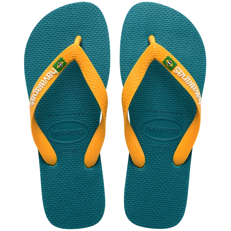 Brasilien-Logo-Sandalen