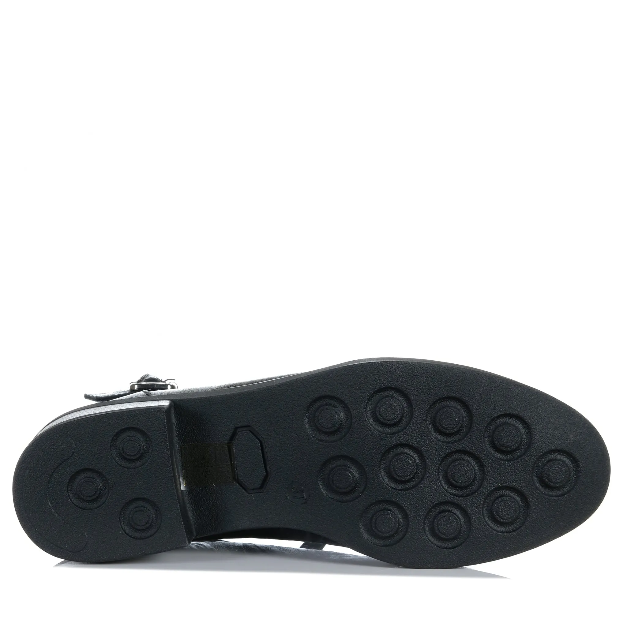 Bresley Dooley Schwarze Flock Schuhe_Bresley