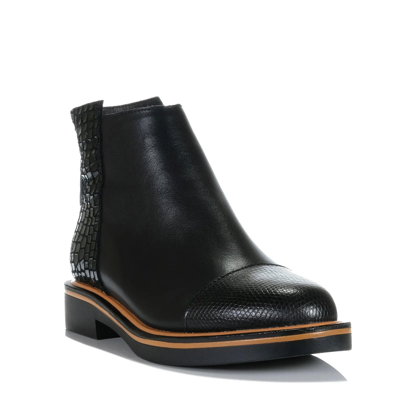 Bresley Entlein Schwarz Mischung Schuhe_Bresley