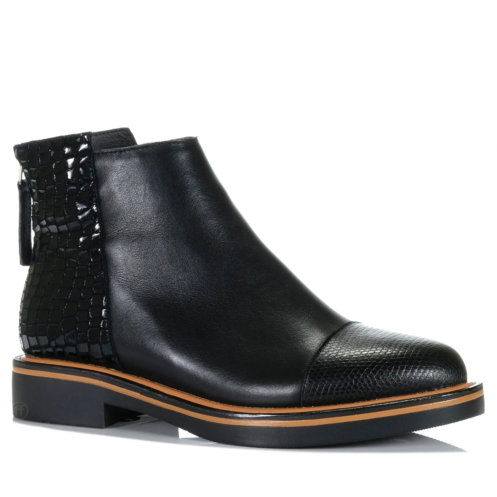 Bresley Entlein Schwarz Mischung Schuhe_Bresley
