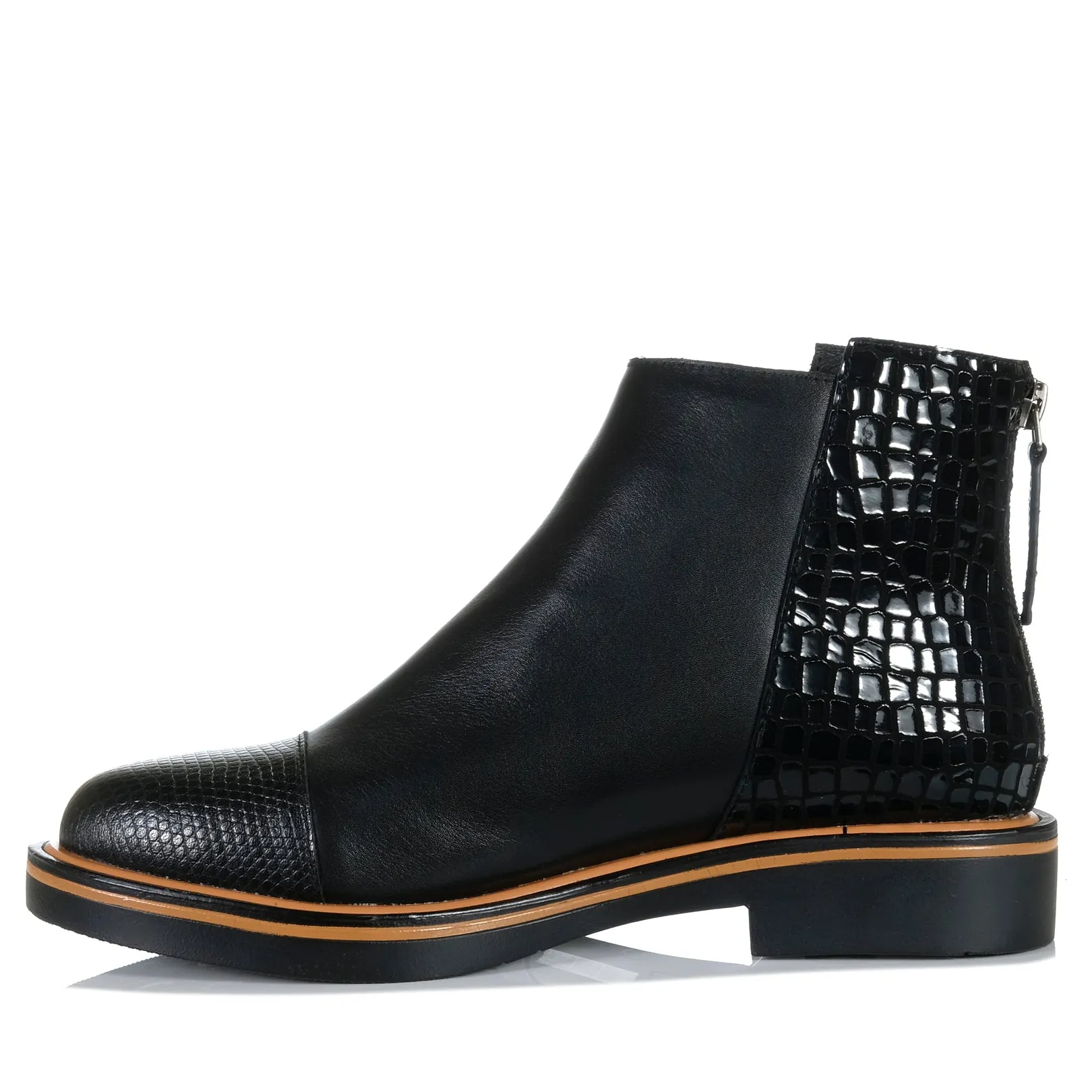 Bresley Entlein Schwarz Mischung Schuhe_Bresley