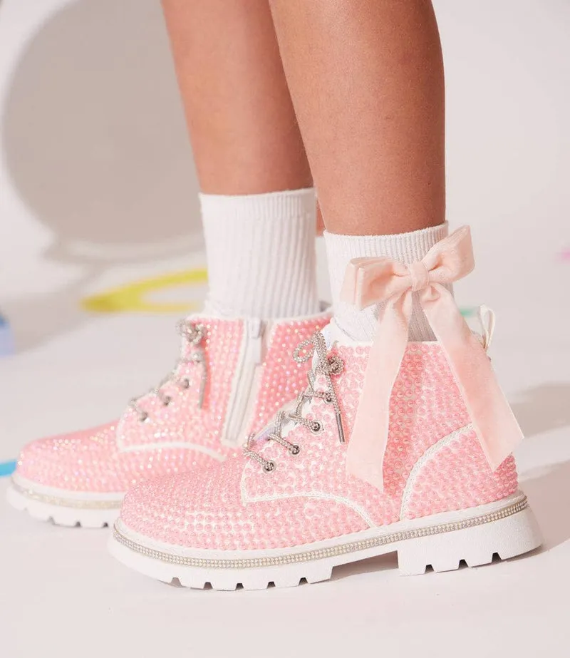 Bubble Gum Shimmer Stiefel von Lola   The Boys