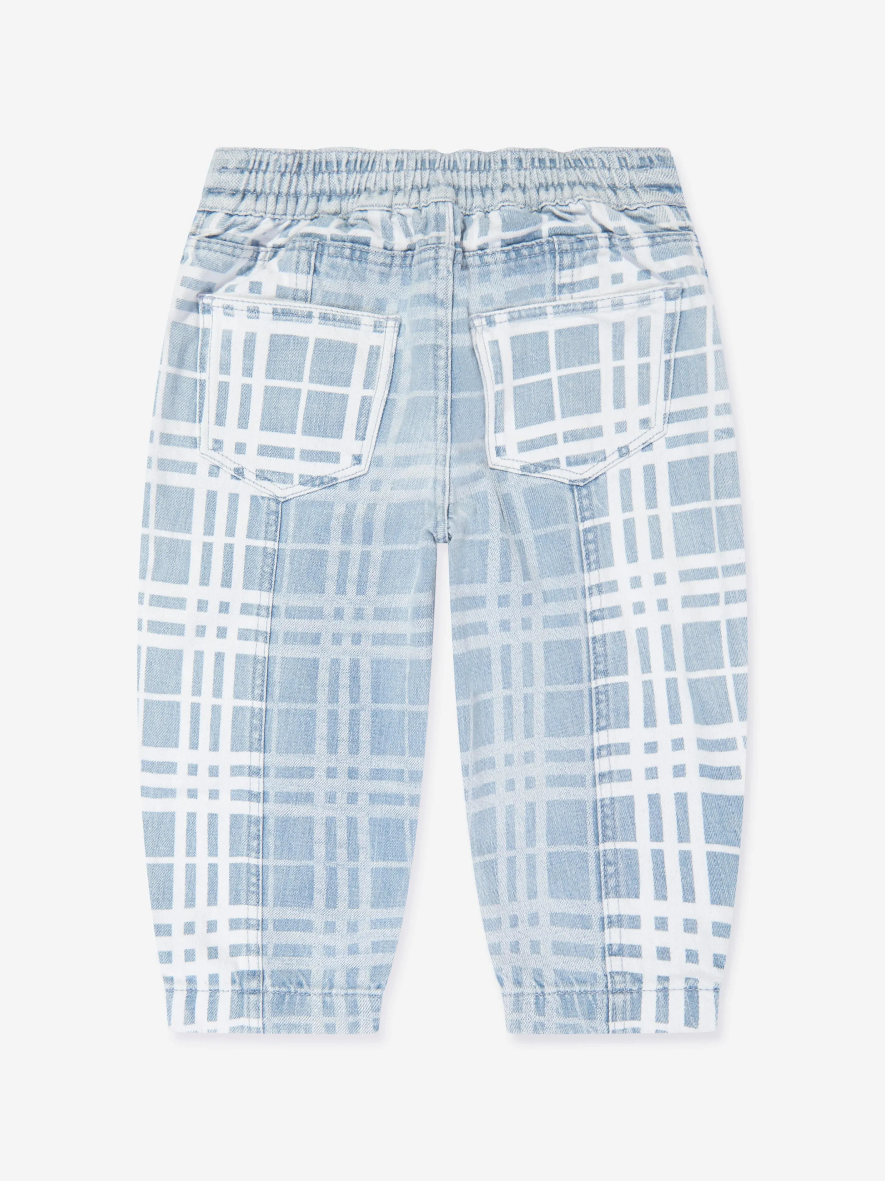 Burberry Girls Check Jasmin-Hose in Blau