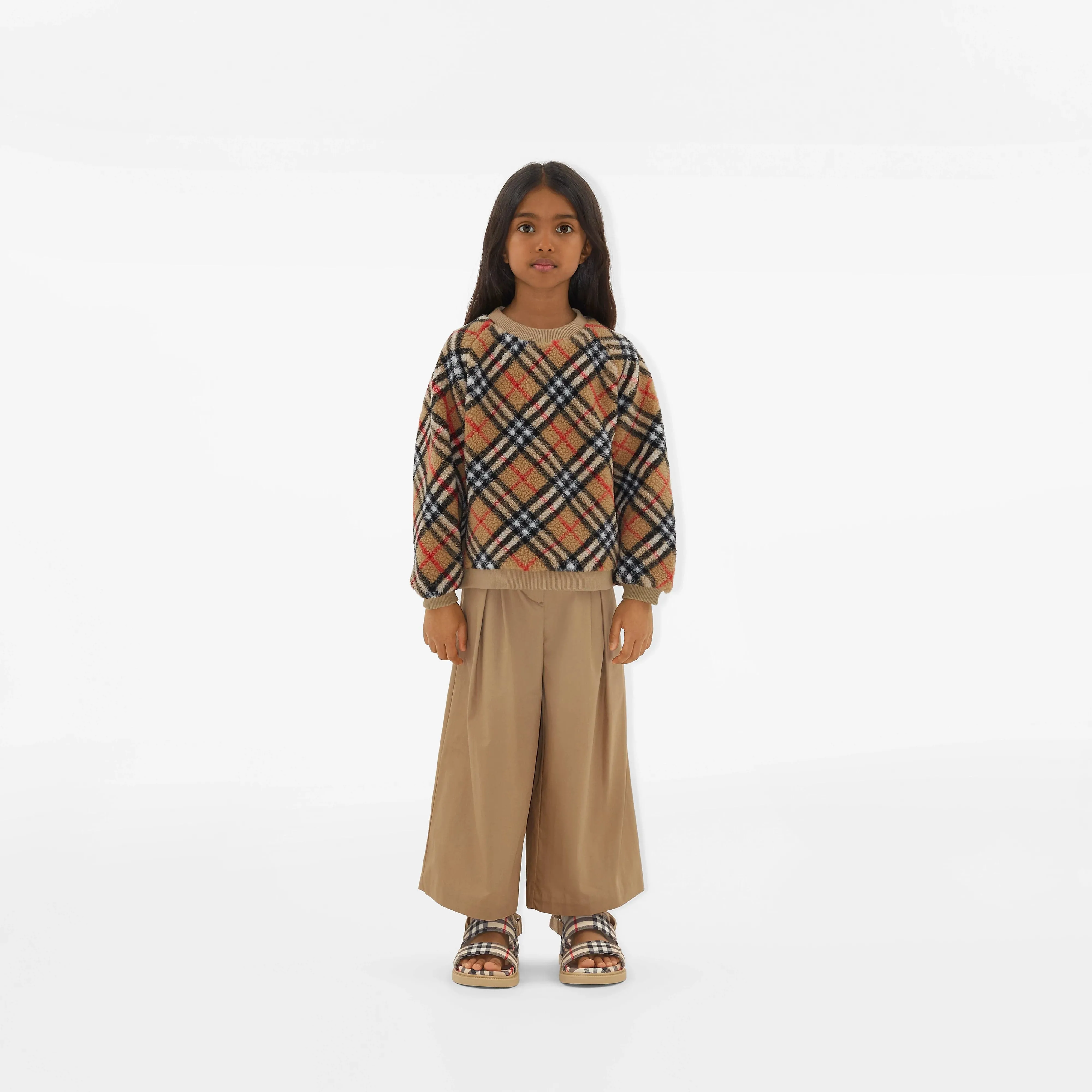 Burberry Girls Hermia Hose in Beige