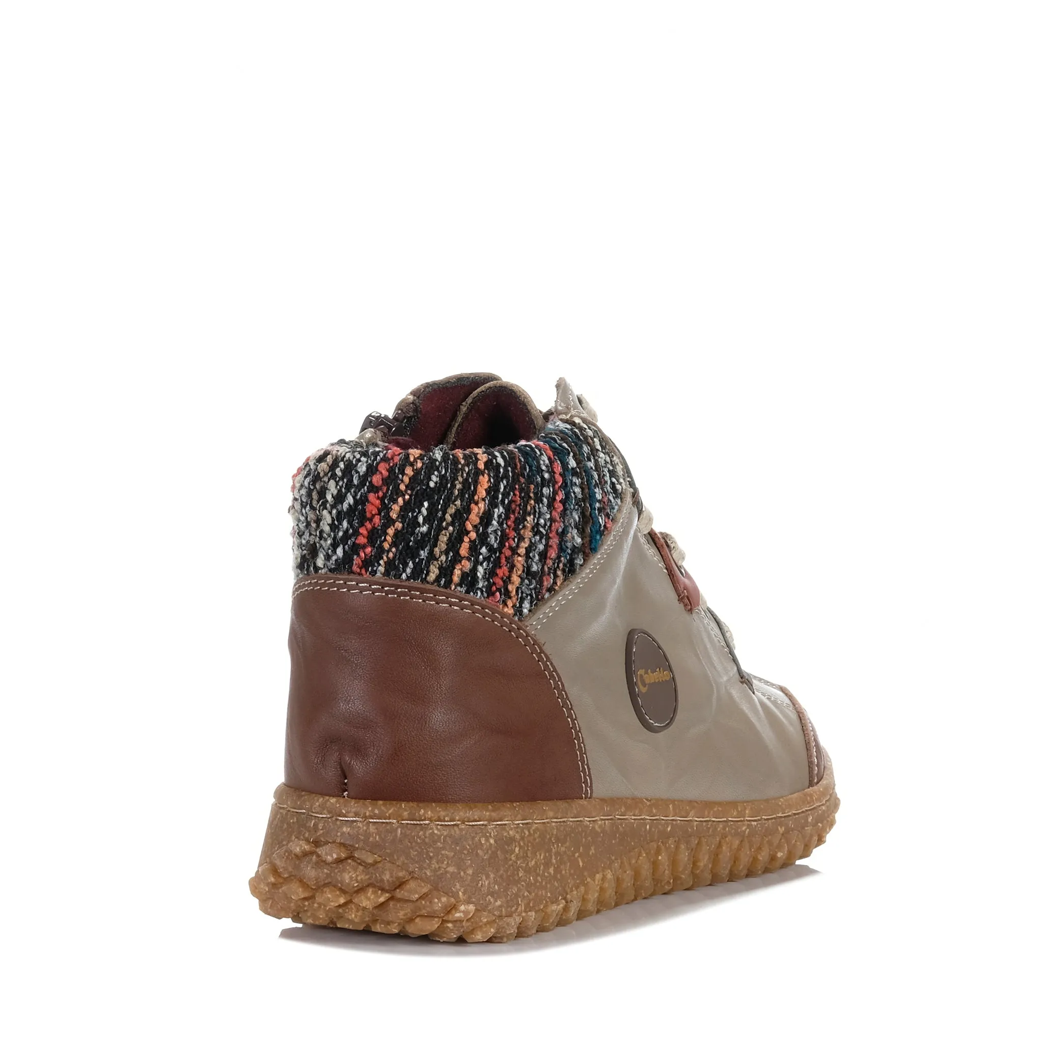 Cabello 6771-303 Olivgrüne Knitter-Schuhe_Cabello