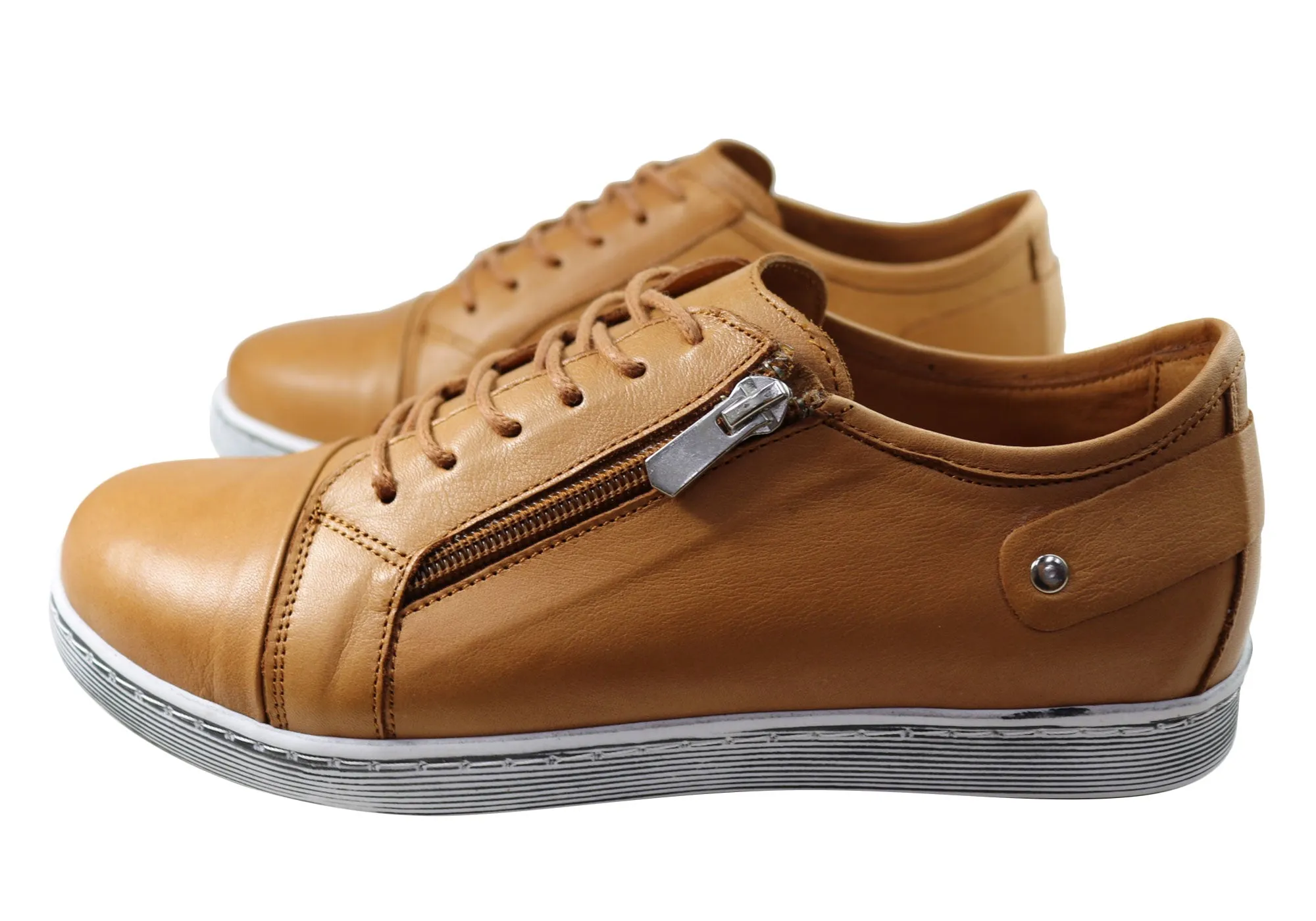 Cabello Comfort EG18 Damen Leder Europäisches Leder Freizeitschuhe Cabello Comfort Schuhe