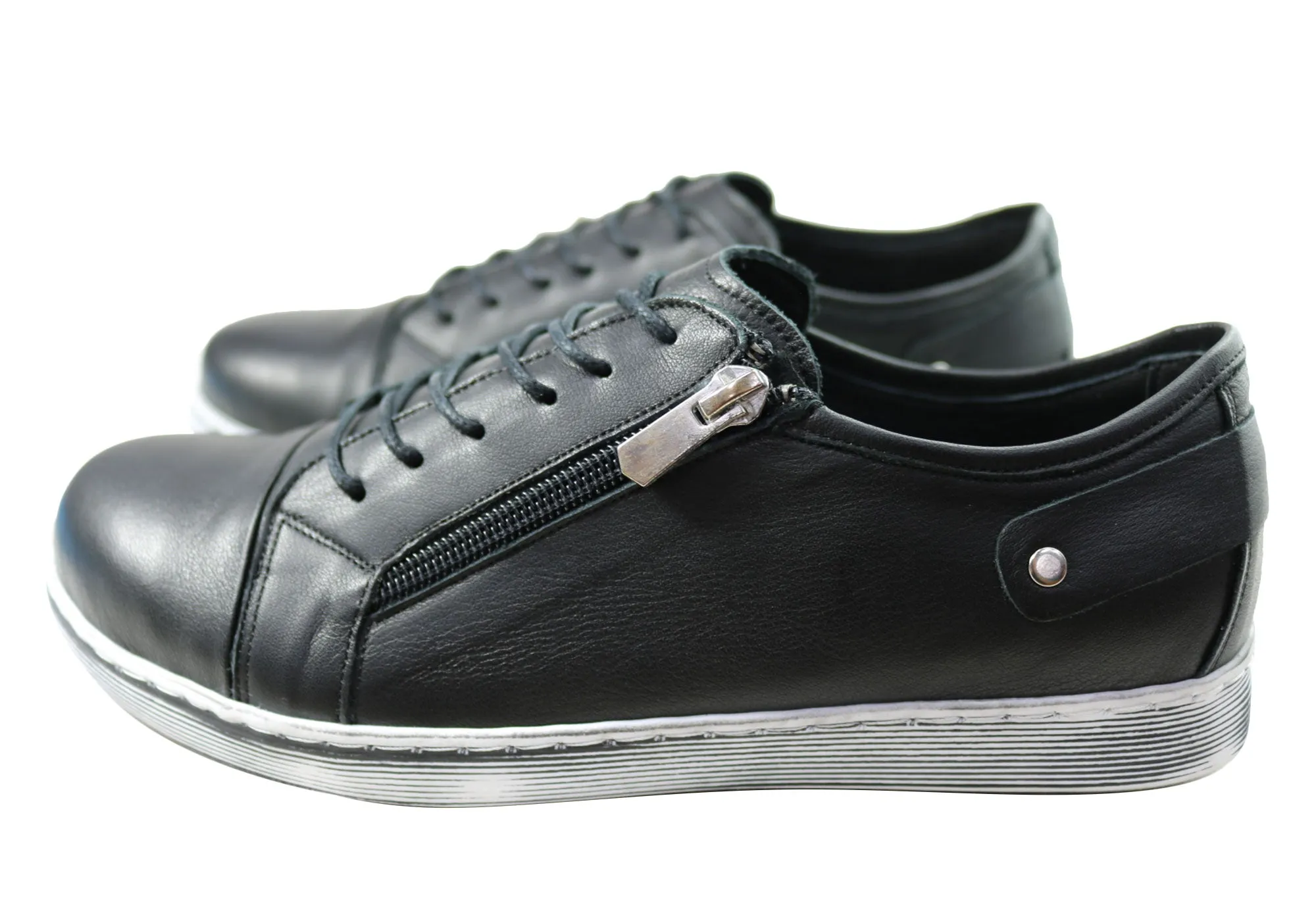 Cabello Comfort EG18 Damen Leder Europäisches Leder Freizeitschuhe Cabello Comfort Schuhe
