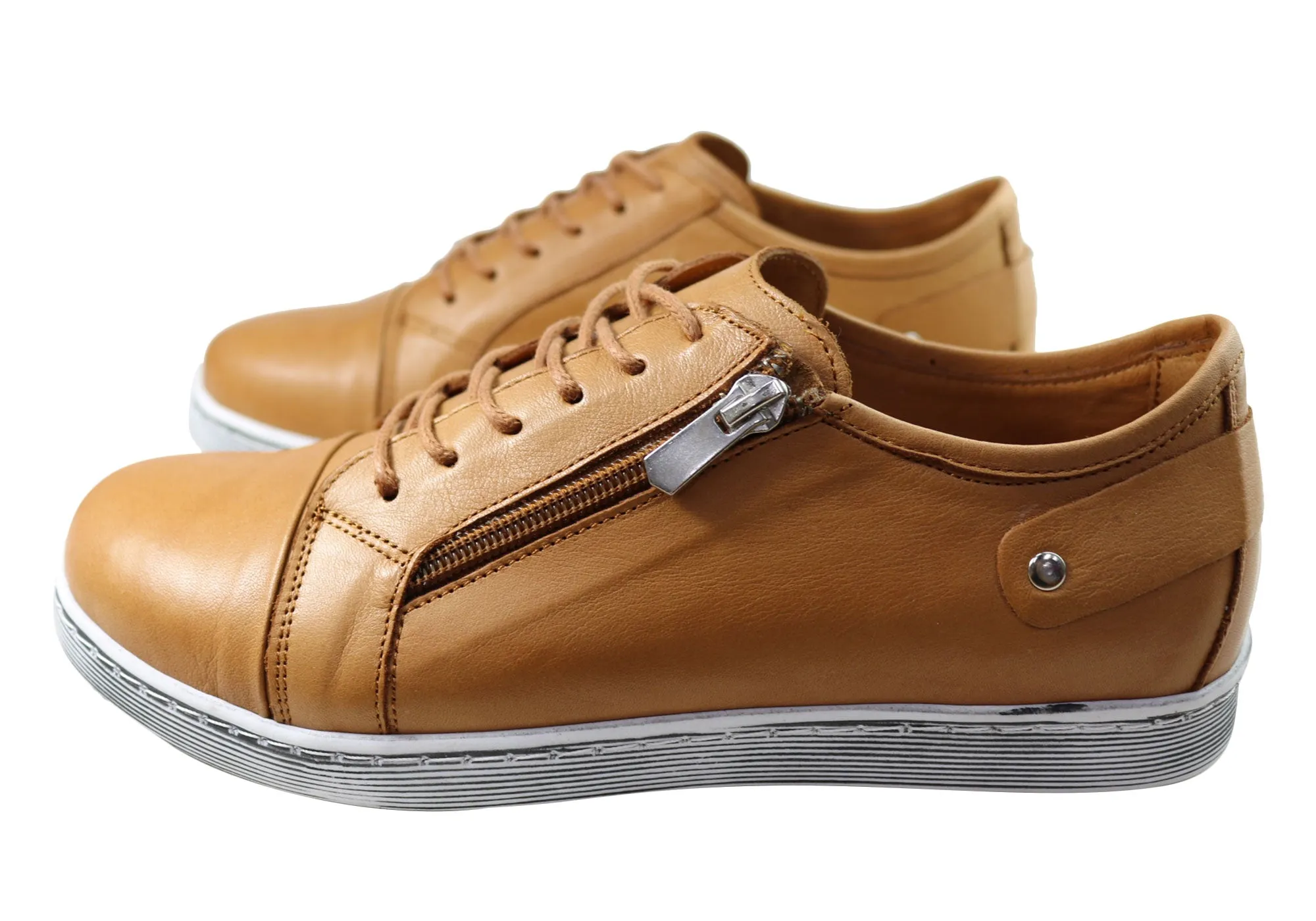 Cabello Comfort EG18 Damen Leder Europäisches Leder Freizeitschuhe Cabello Comfort Schuhe