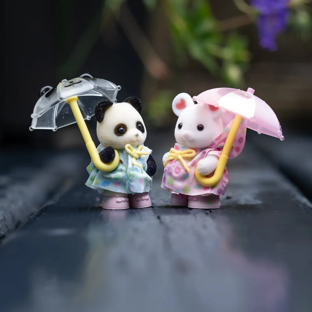 Calico Critters Kindergartenfreunde Regen-Tag-Duo