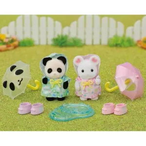 Calico Critters Kindergartenfreunde Regen-Tag-Duo