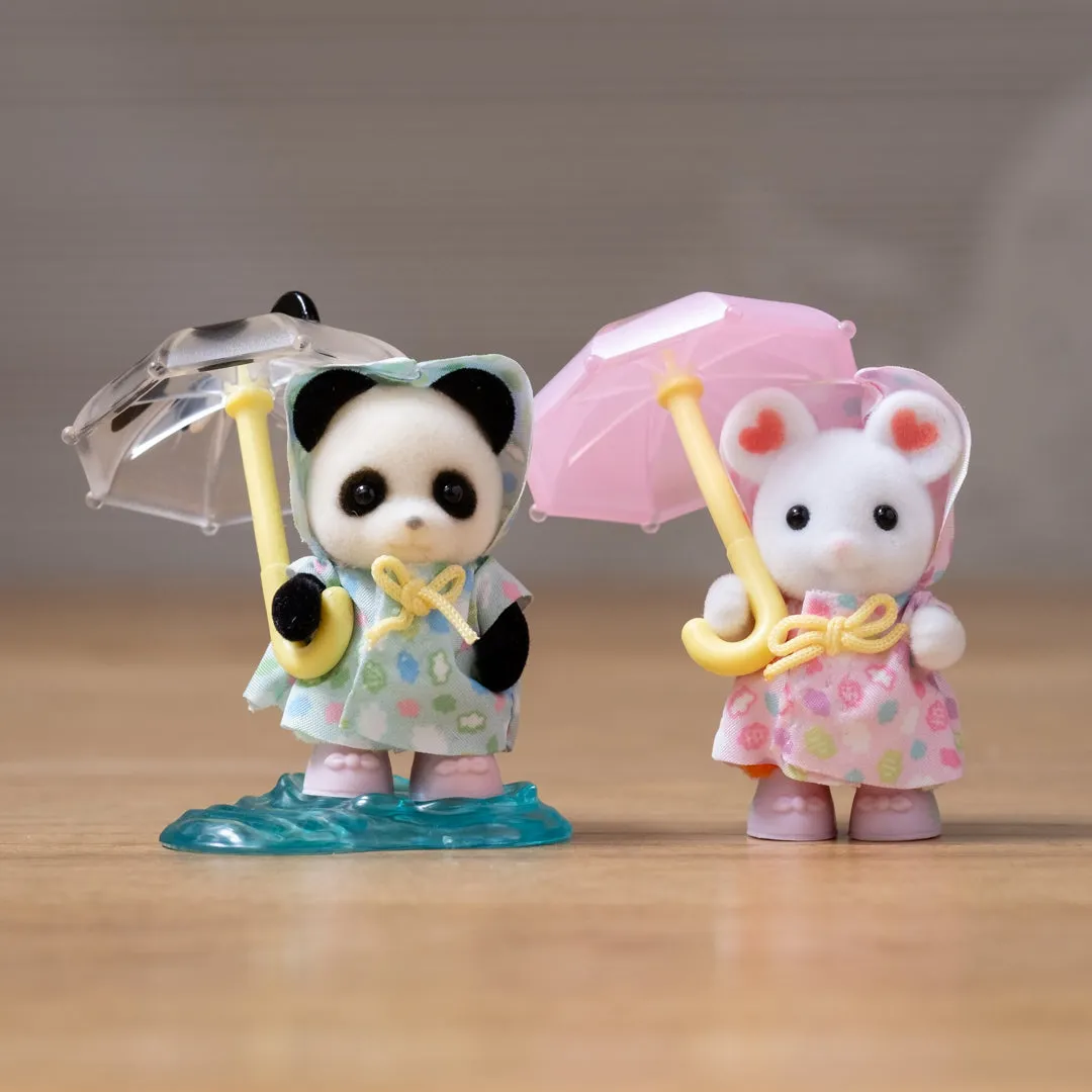 Calico Critters Kindergartenfreunde Regen-Tag-Duo
