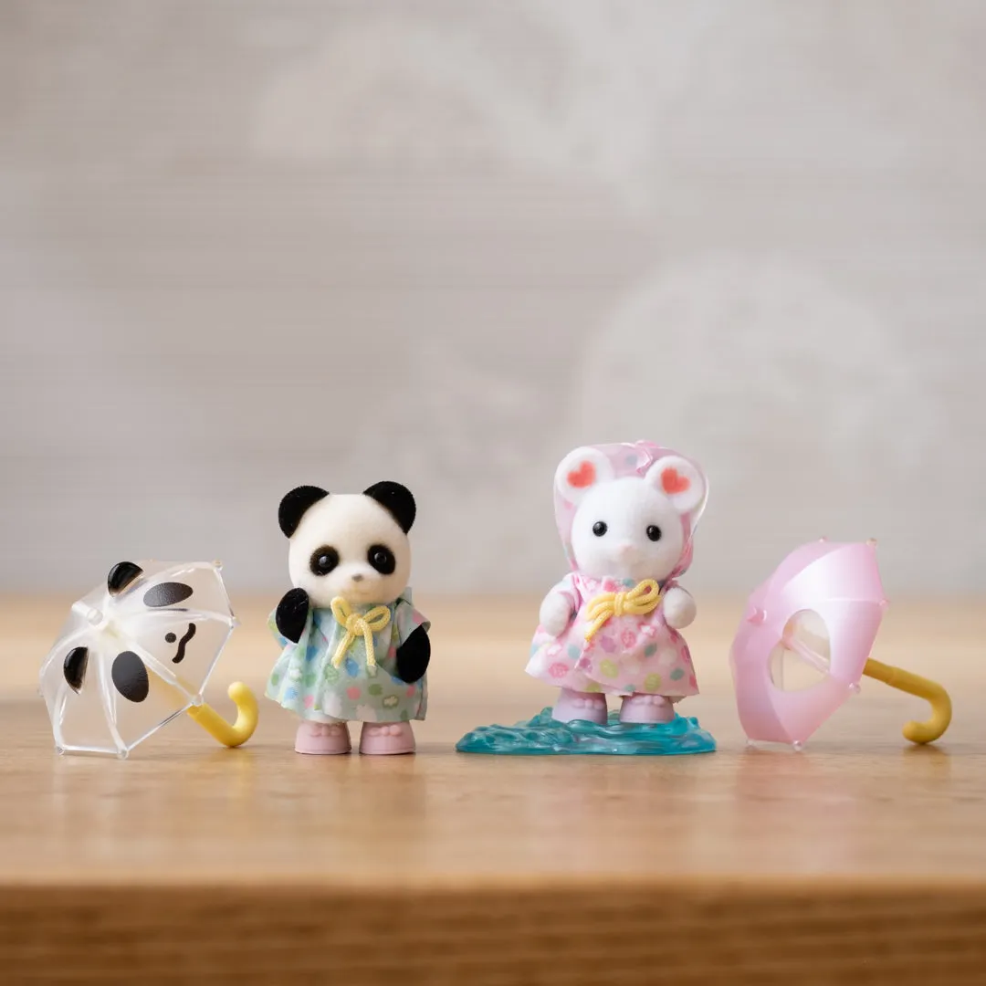 Calico Critters Kindergartenfreunde Regen-Tag-Duo