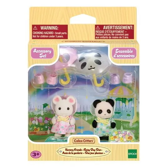 Calico Critters Kindergartenfreunde Regen-Tag-Duo