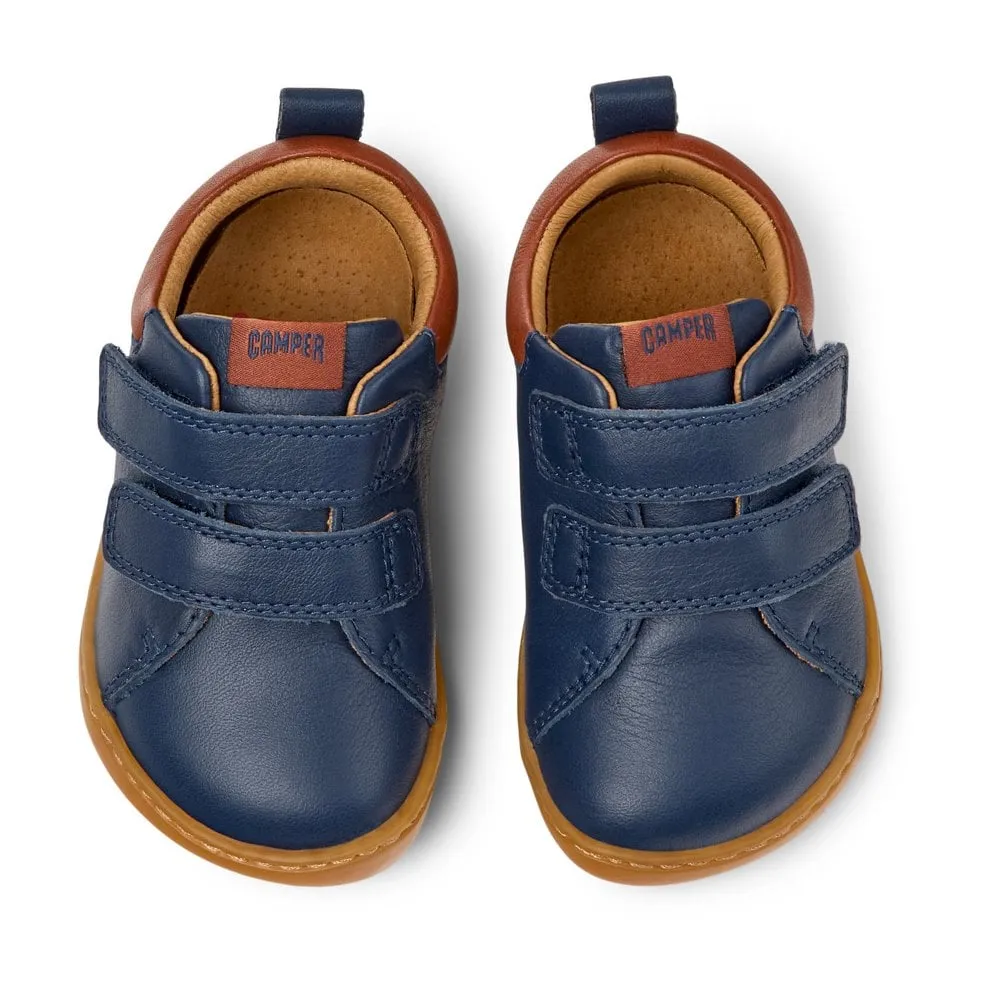 Camper: Peu Cami Klettverschluss - Blau / Braun