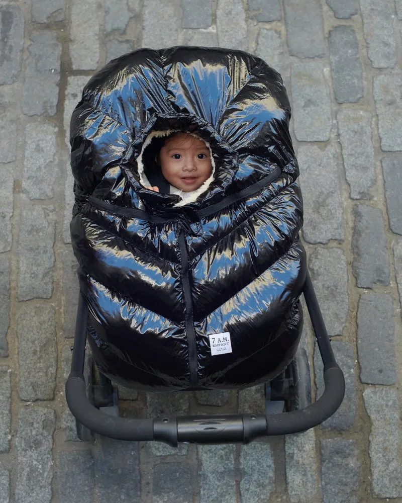 Autositz-Kokon - Schwarz Polar von 7AM Enfant