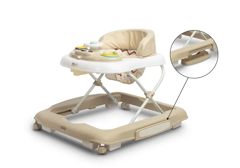 Caretero Toyz 2-in-1 Lauflernhilfe – Timon Beige: Erste Schritte mit Sicherheit und Spaß