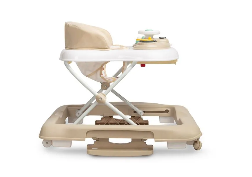 Caretero Toyz 2-in-1 Lauflernhilfe – Timon Beige: Erste Schritte mit Sicherheit und Spaß