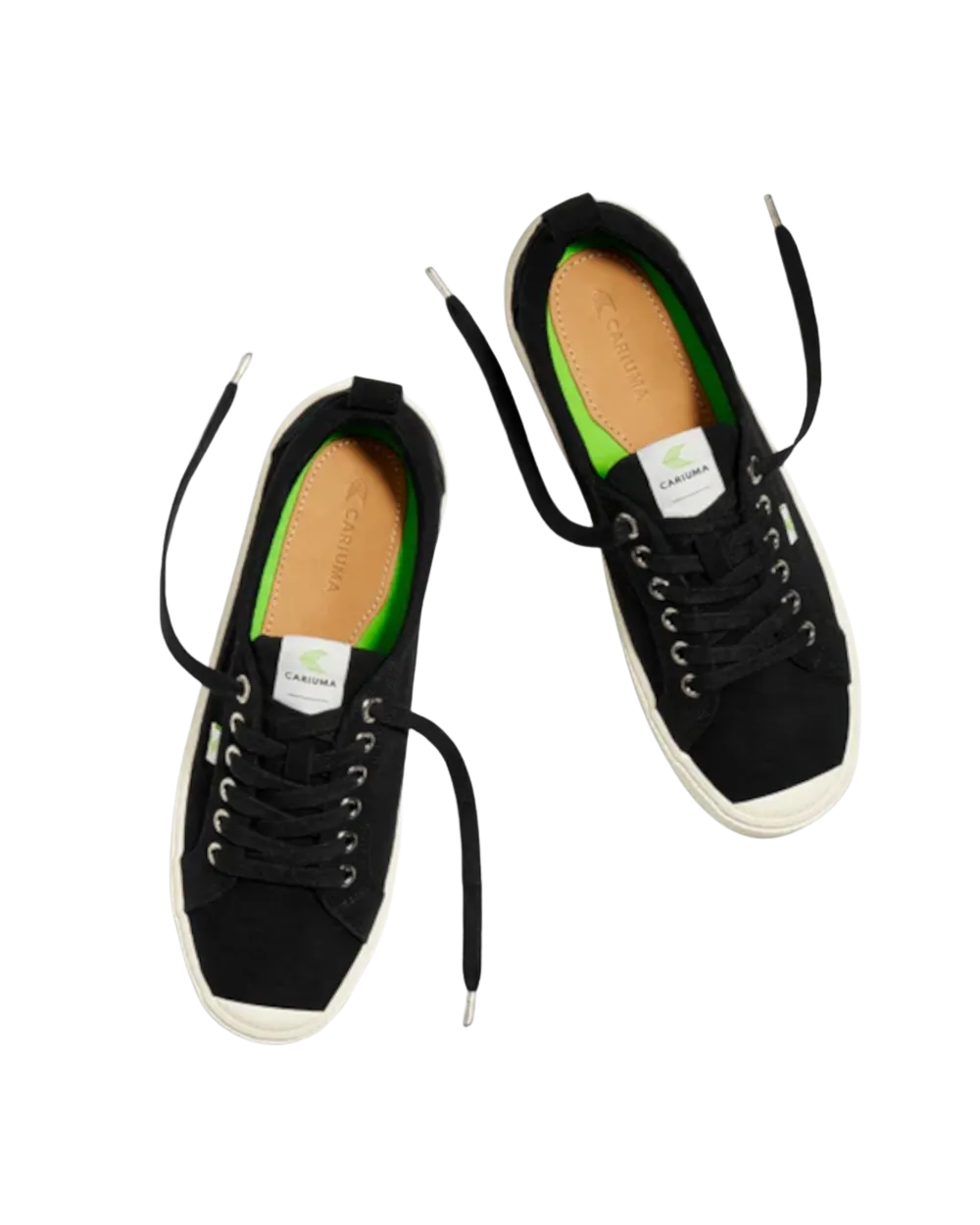 Cariuma Schuhe OCA Low Suede Schuhe in Schwarz