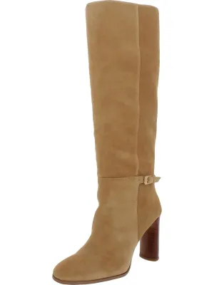 Cassie Damen Reißverschluss Rundspitze Stiefel bis zum Knie ecco Schuhe