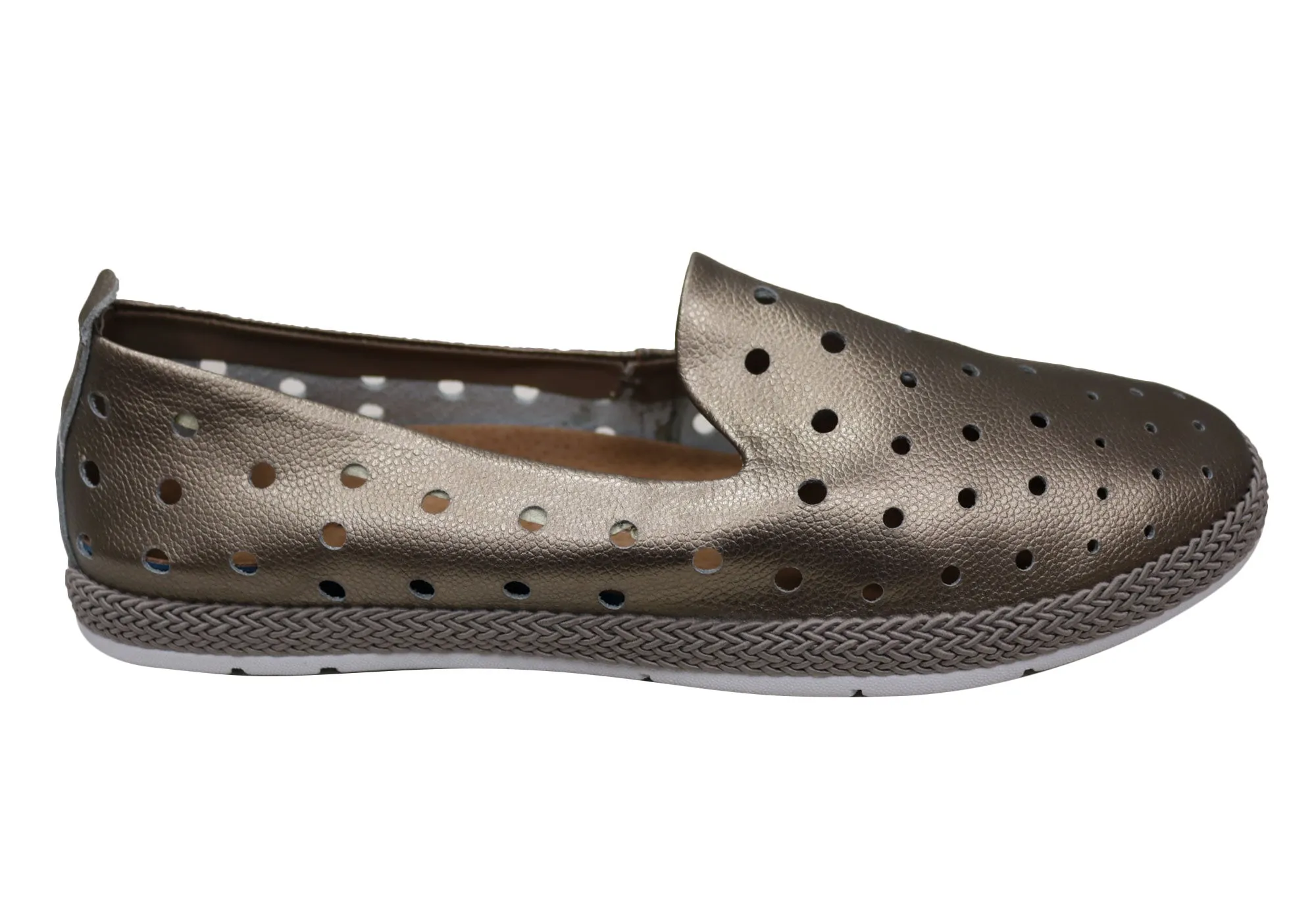 CC Resorts Reece Damen Bequeme Leder Casual Flats CC Resorts Schuhe