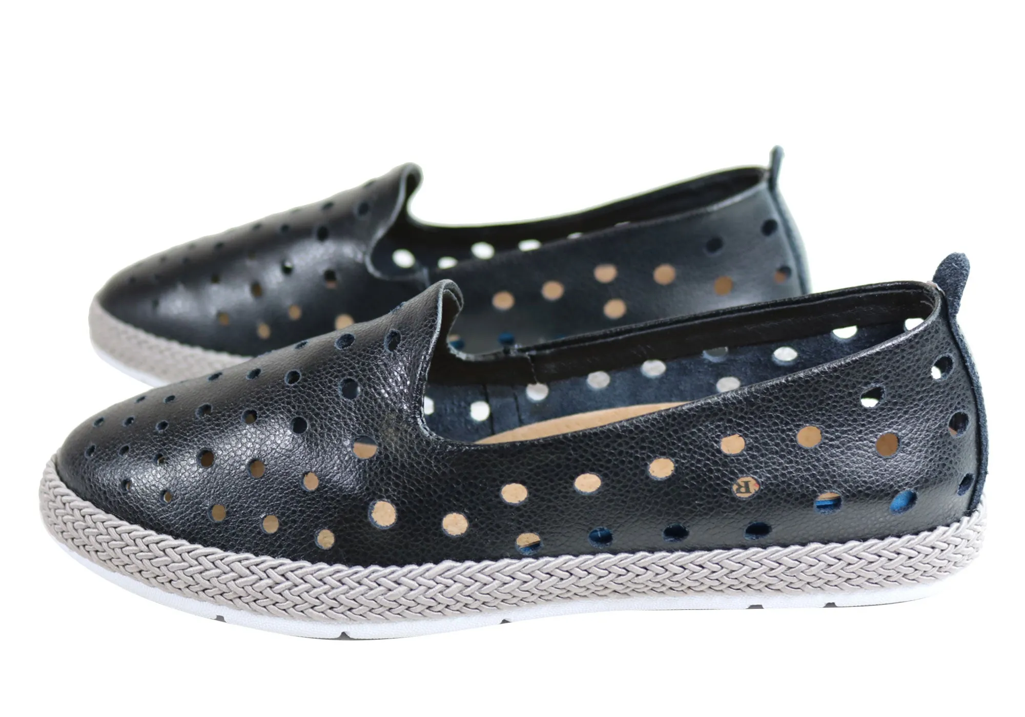 CC Resorts Reece Damen Bequeme Leder Casual Flats CC Resorts Schuhe