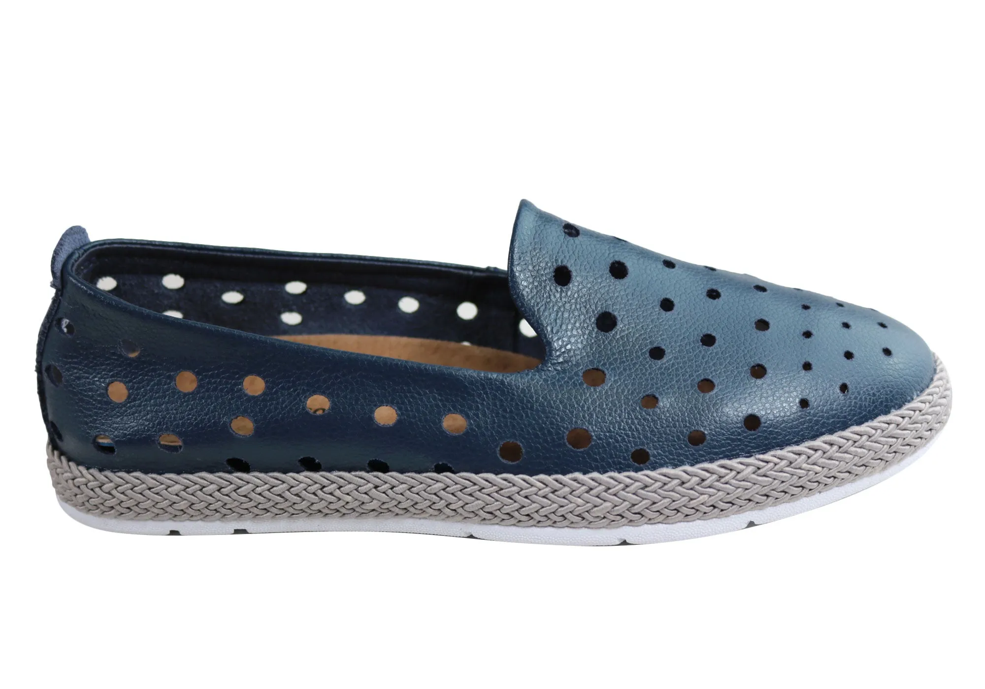 CC Resorts Reece Damen Bequeme Leder Casual Flats CC Resorts Schuhe