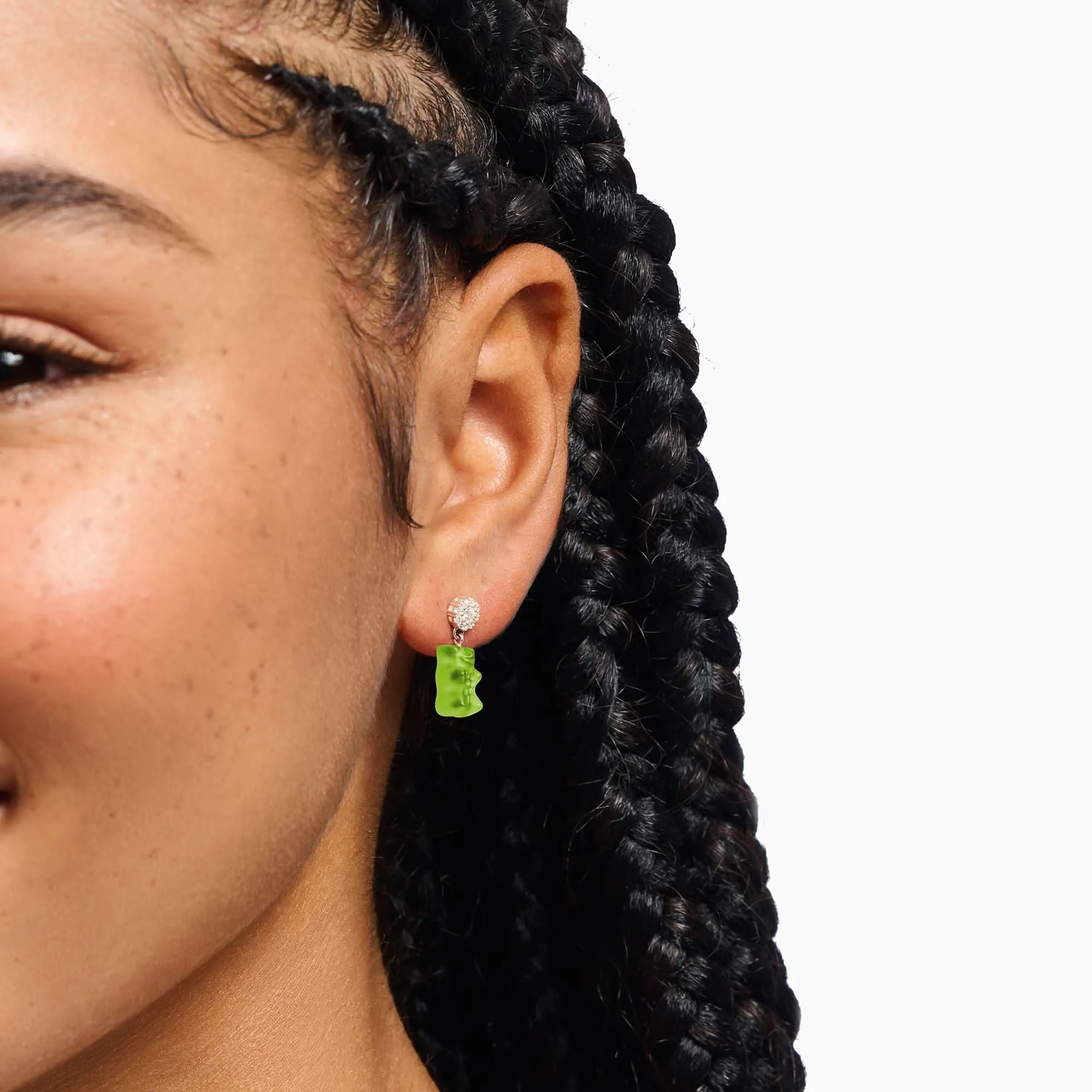 Reizende HARIBO Green Goldbären Ohrringe H2330-052-6 Thomas Sabo Ohrringe