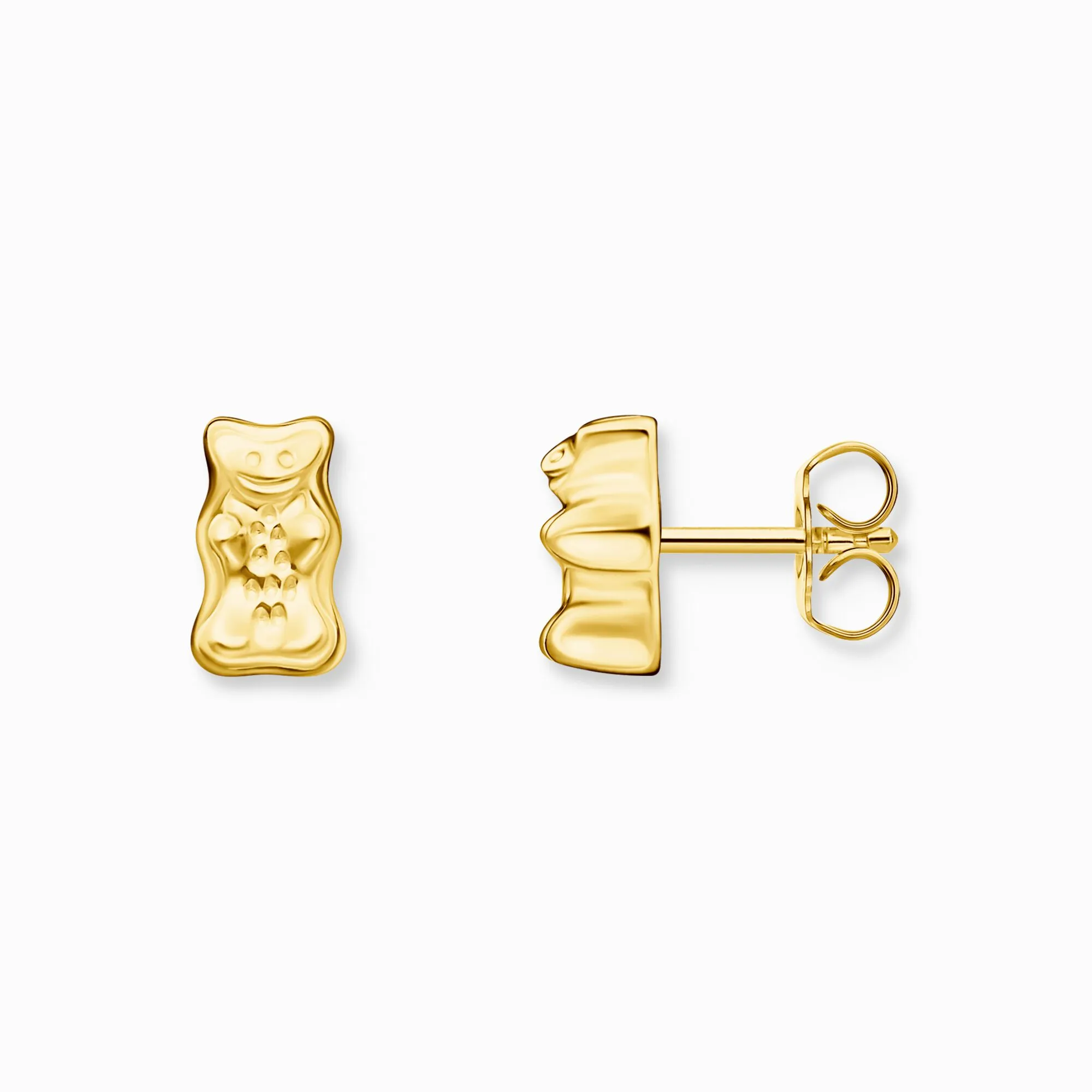 Charmante HARIBO Sterling Silber vergoldete Goldbären Stecker Ohrringe H2329-413-39 Thomas Sabo Ohrringe