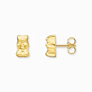 Charmante HARIBO Sterling Silber vergoldete Goldbären Stecker Ohrringe H2329-413-39 Thomas Sabo Ohrringe