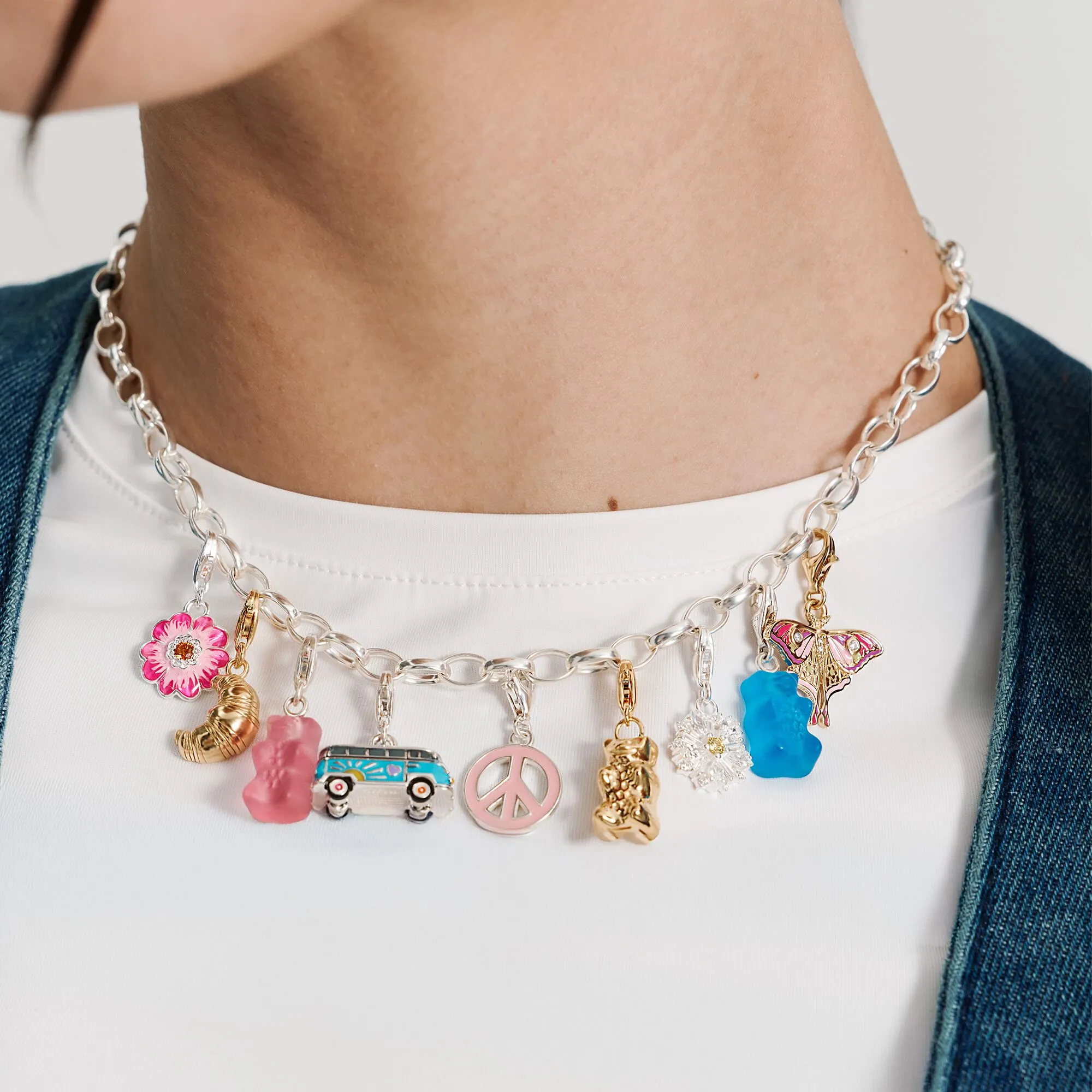Charmista HARIBO Sterling Silber vergoldet Goldbären Anhänger 2221-413-39 Thomas Sabo Sammelcharm