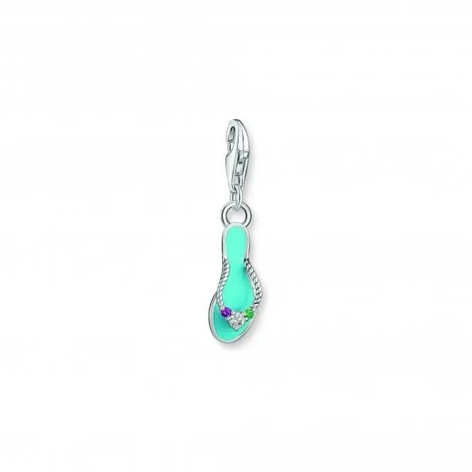 Charmista Mehrfarbiges Emaille Flip-Flop Anhänger 2025-914-7 Thomas Sabo Sammelbare Charms