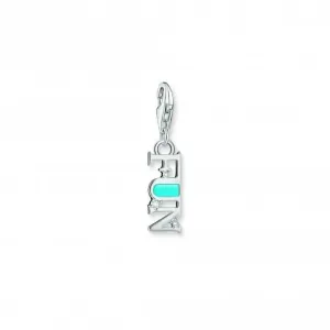 Charmista Türkis Kaltemaille Spaß Charm Anhänger 2009-041-17 Thomas Sabo Sammelbare Charms