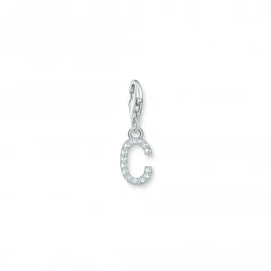 Charmista Weiß Zirkonia Buchstabe C Charm Anhänger 1943-051-14 Thomas Sabo Sammelbare Charms