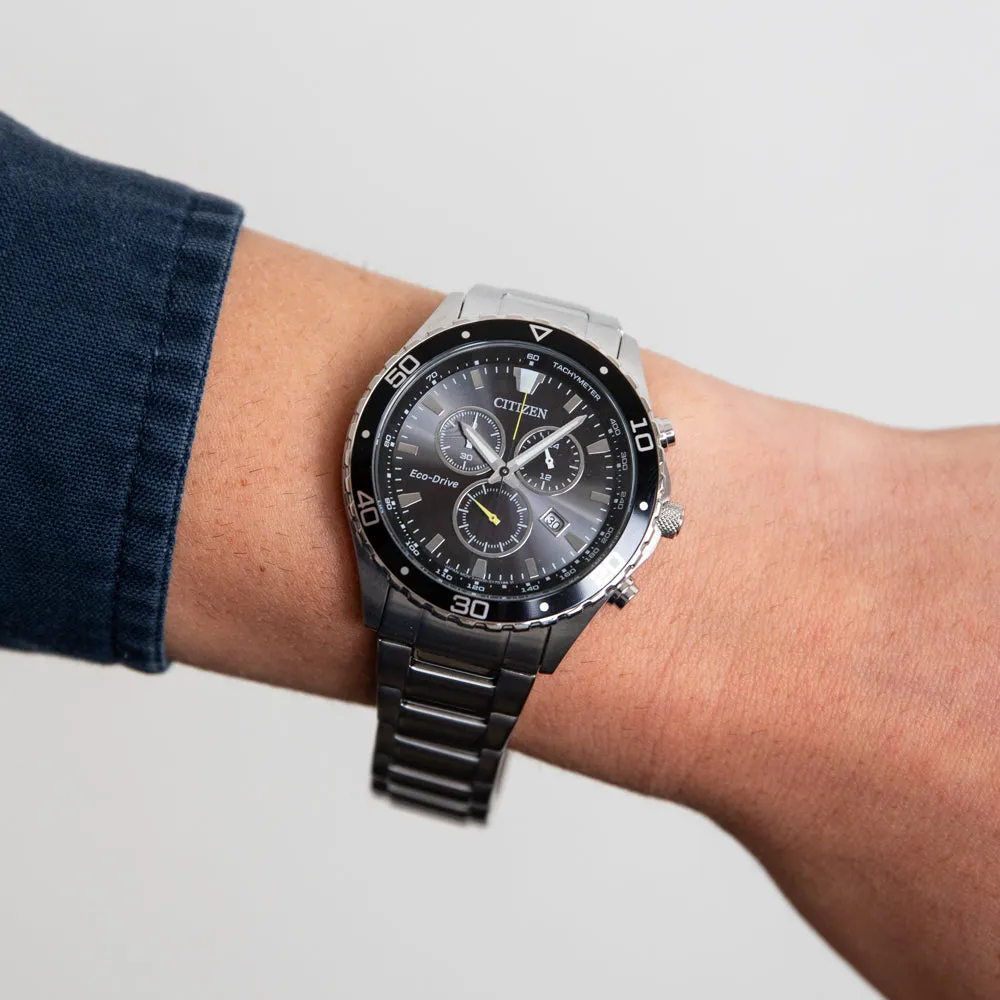 Citizen Herrenuhren Citizen Eco-Drive AT2387-52E Chronograph