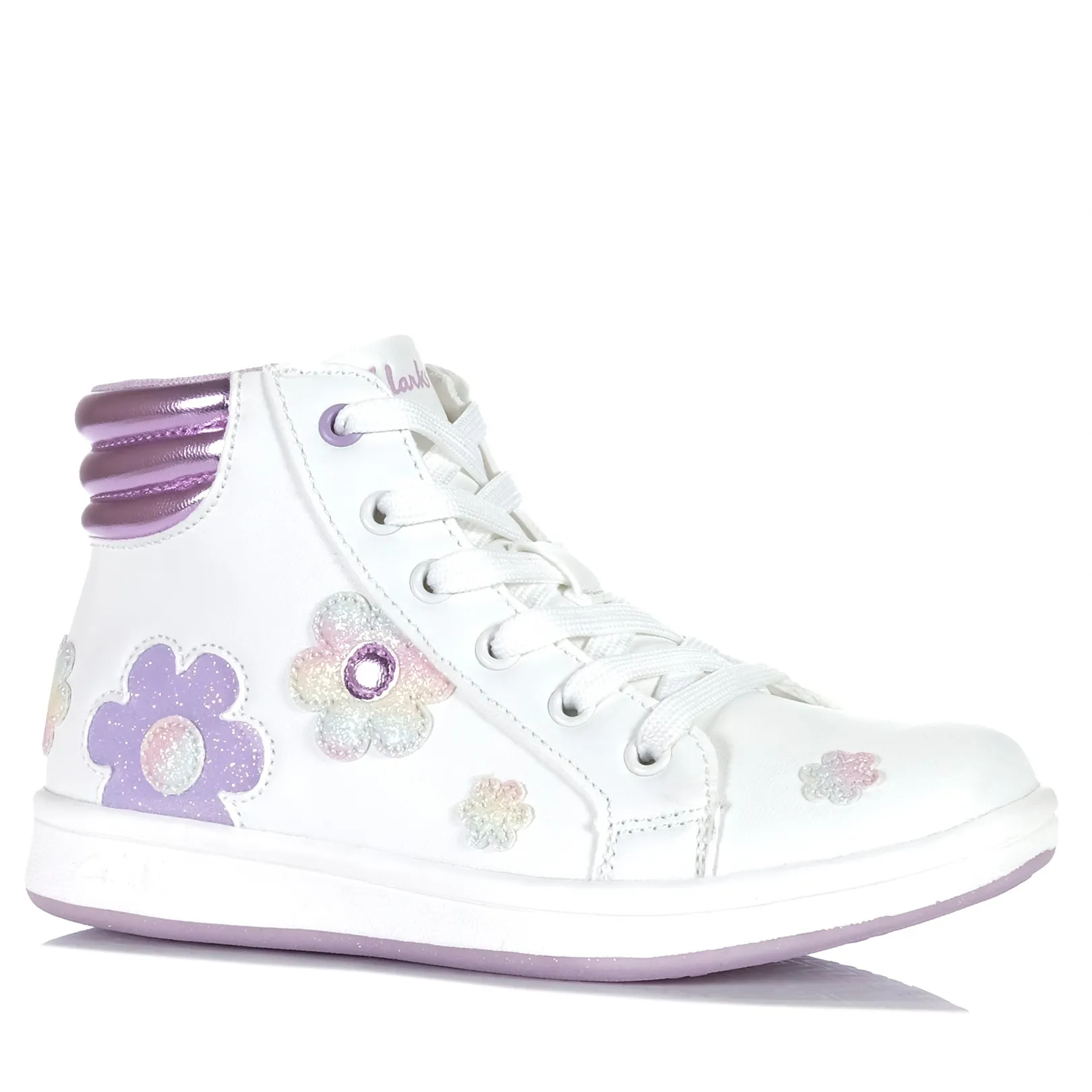 Clarks Dazzling Hi Weiße Schuhe_Clarks