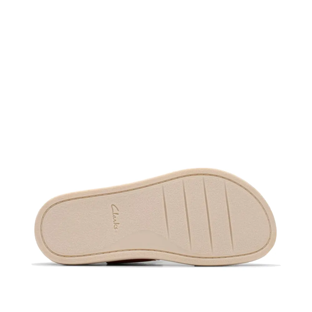 Clarks Damen Arwell Glide Sandale in orangefarbener Kombination