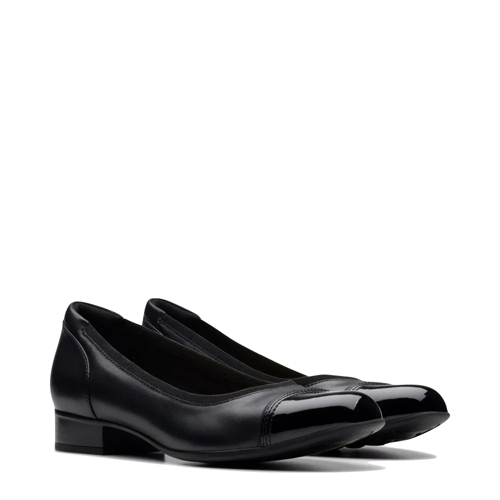 Clarks Damen Krystine May Leder Pumps in Schwarz