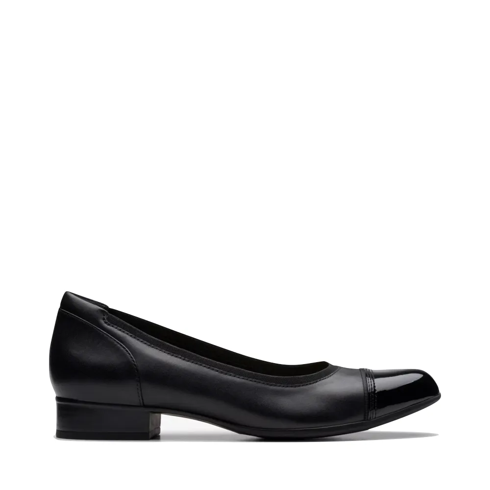 Clarks Damen Krystine May Leder Pumps in Schwarz