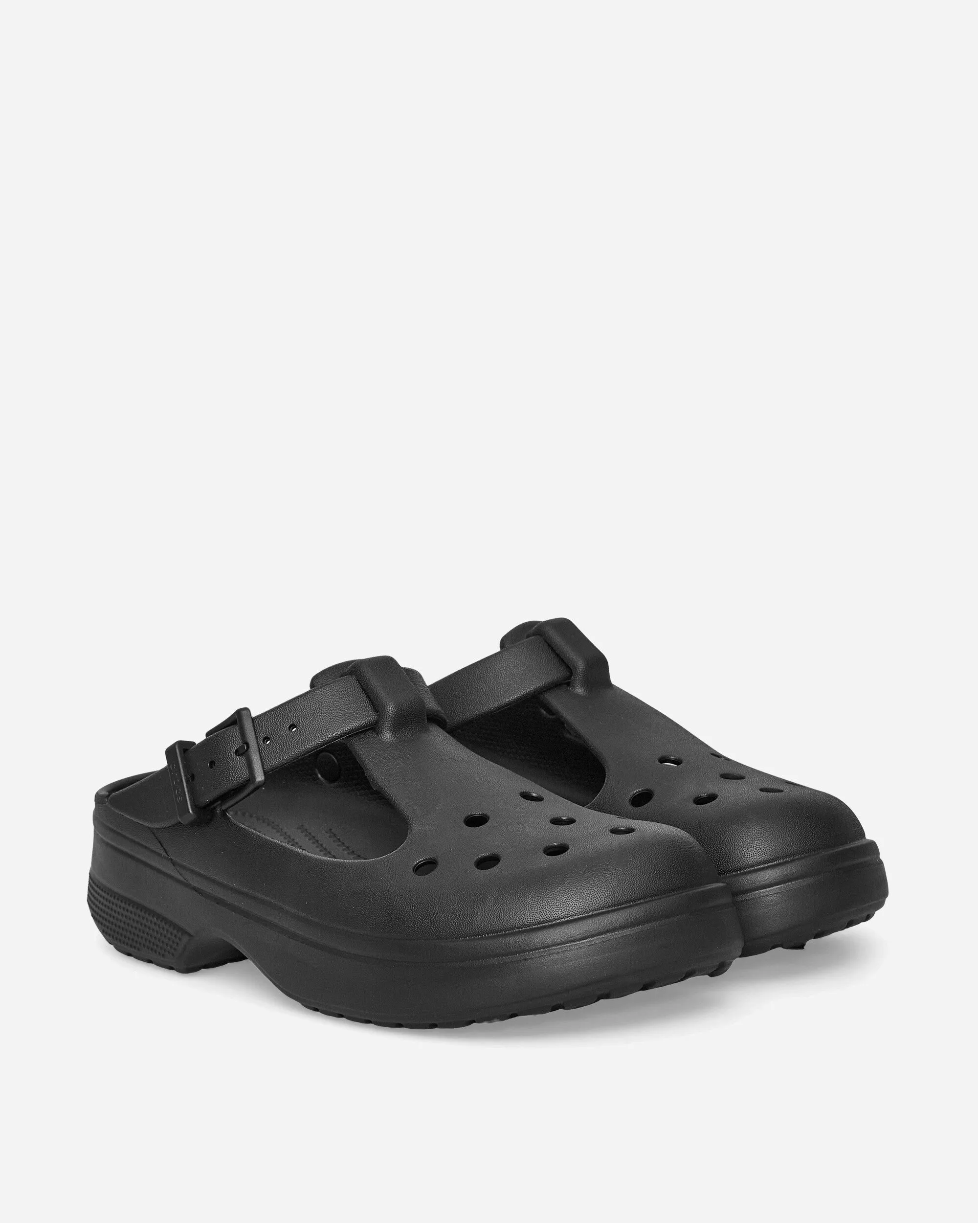 Klassische Mary Jane Clogs Schwarz