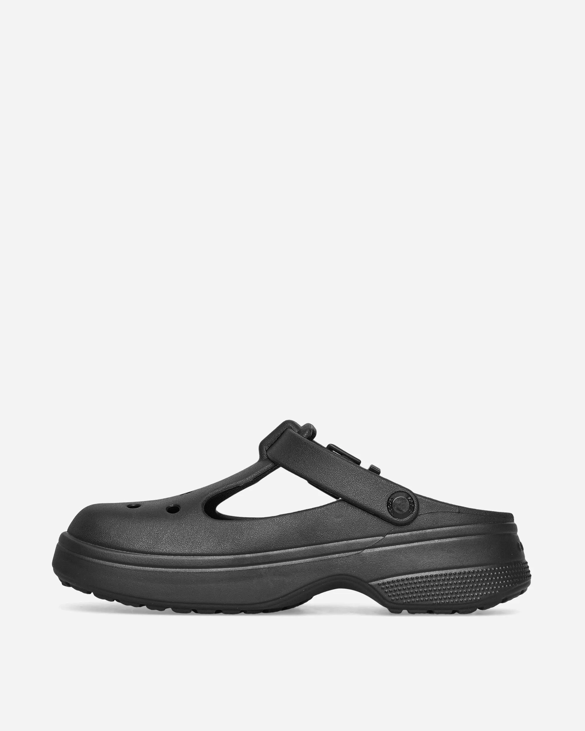 Klassische Mary Jane Clogs Schwarz