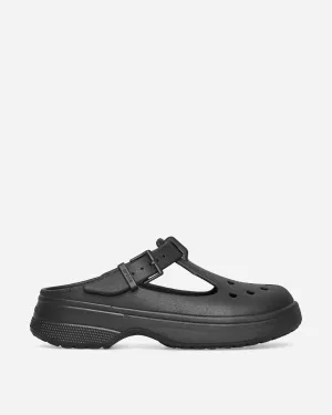 Klassische Mary Jane Clogs Schwarz